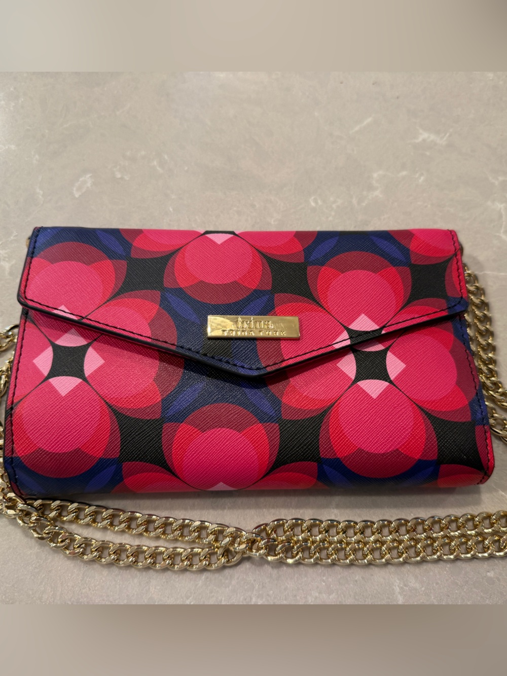 trina - Trina Turk Tri-fold chain wallet - USED